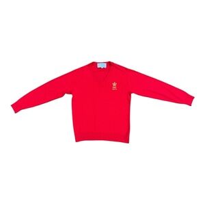 Vintage 1988 Calgary Winter Olympic V - Neck Sweater - Size Medium